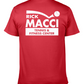 Red & White Rick Macci T Shirt