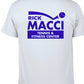 White & Purple Rick Macci T Shirt