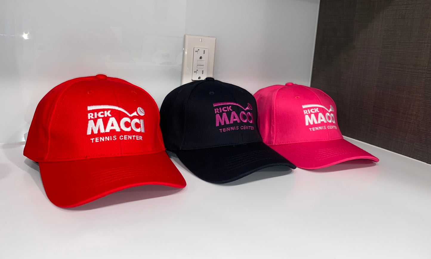 Pink & White Rick Macci Hat