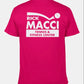 Pink & White Rick Macci T Shirt