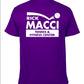 Purple & White Rick Macci T Shirt
