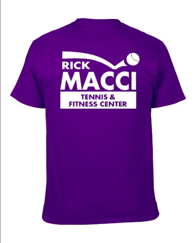 Purple & White Rick Macci T Shirt