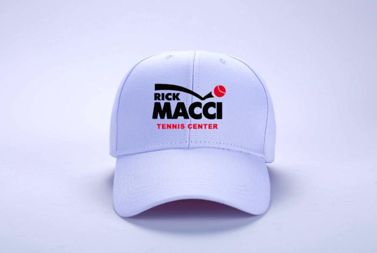 White & Black Rick Macci Hat
